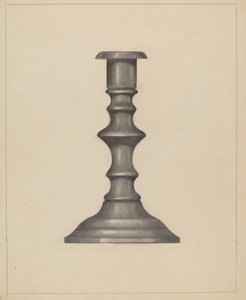 Ljusstake, c. 1937. av Mina Lowry