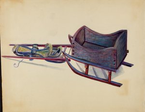 Toy Sleigh, ca. 1936.