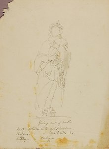 Figur Studie (avslutande bad) av Miner Kilbourne Kellogg