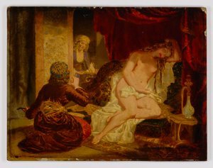 Orientalisk prinsessa efter badet, ca. 1866.