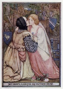 Lady Clare. Lord Tennyson (färg litho)