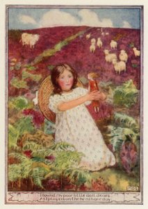 My Little Doll, dikt av Charles Kingsley (färg litho)