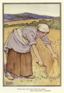 The Solitary Reaper (färg litho)