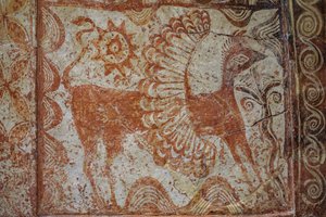 Bröstlarnax med gavellock. 1370-1300 f.Kr av Minoan