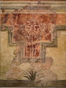 Minoisk komposition. Panel av "Liliy Frescoes" av Minoan