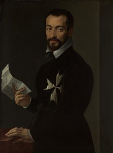 Porträtt av en riddare av Malta, troligen Fra Jacopo Salviati, 1566.