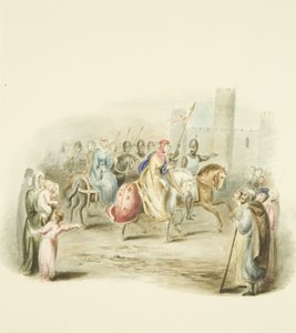 Drottning Matildas inträde till Bristol Castle