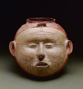 Mänskligt kärl, sen Mississippian period, 1300-1500 (keramik)