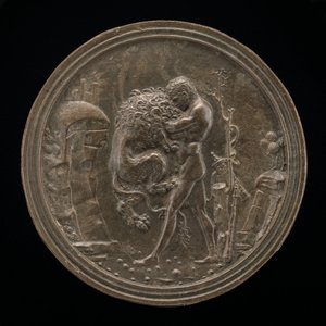 Hercules and the Nemean Lion, sent 1400-tal - tidigt 1500-tal.