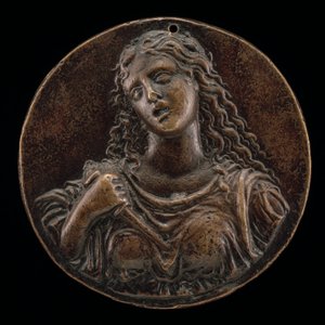 Lucretia knivhugger sig, sent 1400-tal - tidigt 1500-tal.