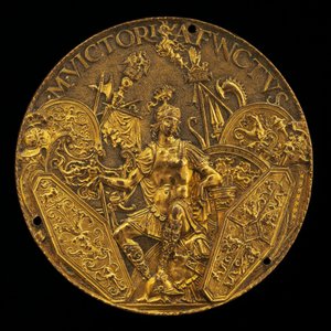 Mars omgiven av troféer, sent 1400-tal - tidigt 1500-tal. av Moderno