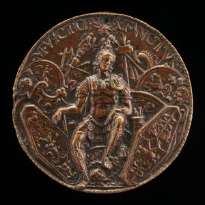 Mars omgiven av troféer, sent 1400-tal - tidigt 1500-tal. av Moderno