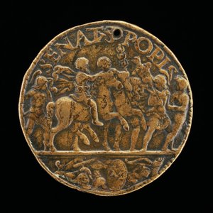 Senatorisk triumf [omvänd], c. 1490. av Moderno
