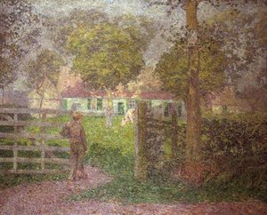 The Homestead, ca 1910 (olja på duk) av Modest Huys