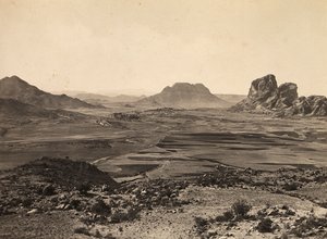 Att bygga ett imperium i den fascistiska tidsåldern: Senafè-dalen, 1936-05-09 (s/v foto) av Modestino Baldinetti