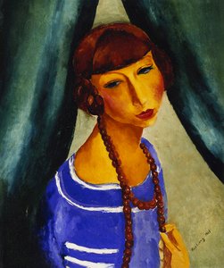 Porträtt av Margueritte Gros, konstnärens svägerska; Portrait de Margueritte Gros, la Belle-Soeur de l