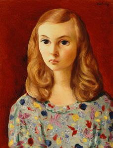 Porträtt av en kvinna av Moise Kisling
