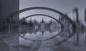 Lugna stadsreflektioner