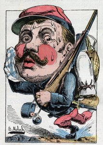 Allegori över en reservist på 1800-talet av Moloch