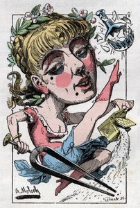 Allegori om operetten på modet i slutet av 1800-talet (stämning) av Moloch