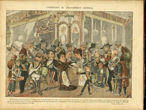 Illustration av Moloch (1849-1909) i Le Rire av Moloch