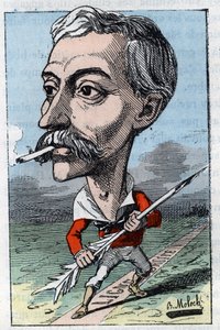 Porträtt av Edouard Lockroy (1838-1913), fransk politiker.