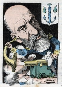 Porträtt av Francois Ferdinand Philippe, prins av Joinville (1818-1900) av Moloch