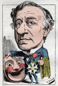 Porträtt av Francois Jules Edmond Got (1822 - 1901) fransk skådespelare av Moloch