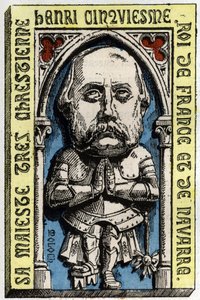 Porträtt av Henri Charles Ferdinand Marie Dieudonne d