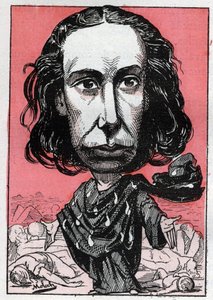 Porträtt av Louise Michel (1830-1905), lärare, arbetaraktivist, anarkist, med smeknamnet "Louve Rouge""