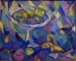 Fruktstilleben, ca 1913-14 (olja på duk)