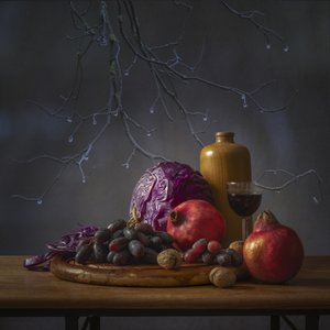 Mörkt höststilleben av Monique van Velzen