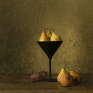 Stämningsfulla gyllene päron av Monique van Velzen