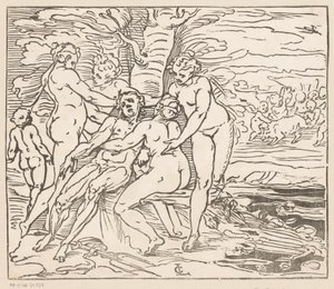 Venus sörjer Adonis död av Monogrammist GGN (attributed to)