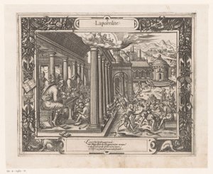 Barndom under inflytande av Merkurius La puerilite (titel på objekt) Seven Ages of Man (serietitel) Les Figvres Et Povrtraictz Des Sept Aages De L