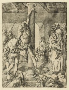 Sankt Sebastians martyrskap av Monogrammist LH (Nederlanden)