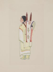 Kiowa Squaw, ca 1934 (akvarell)