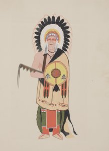 Panel #3, ca 1934 (akvarell)