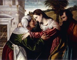 Besöket av Moretto da Brescia