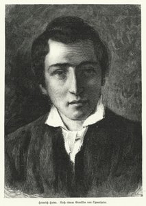 Heinrich Heine, tysk poet (litho)