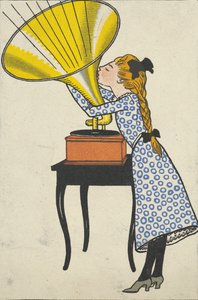 Åh Caruso! , 1911. av Moritz Jung