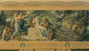 Den vackra Melusine: II Vid skogsfontänen