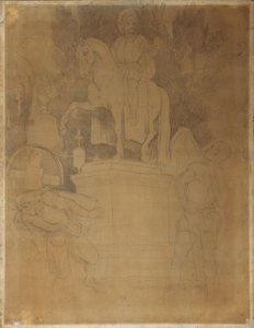 Kyrkogårdsscen från Wolfgang Amadeus Mozarts opera "Don Giovanni" av Moritz Ludwig von Schwind