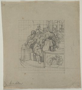 Kungen av Thule, andra eller tredje kvartalet 1800-talet. av Moritz Ludwig von Schwind