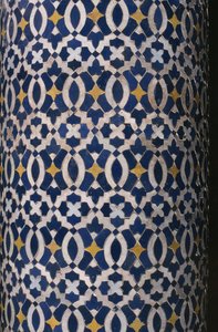 Kasbah of Thamiel glaoui, zellij kakel, detalj (keramik)