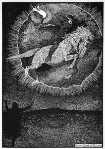 "Visionen om mannen på den grå hästen", 1913.