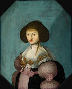 Prinsessan Magdalena Sibylle av Sachsen 1617-1668, hertiginna av..., mellan 1635 och 1660. av Morten Steenwinkel