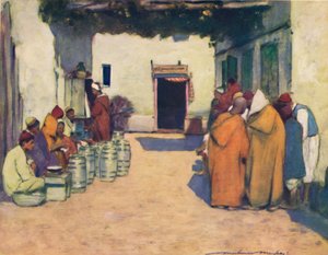 En innergård, 1903 av Mortimer L Menpes