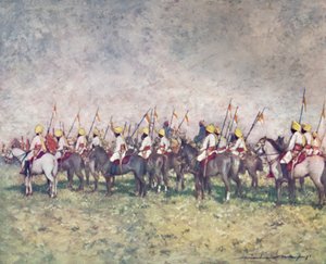 "Ett förnämt inhemskt regemente", 1903 av Mortimer L Menpes