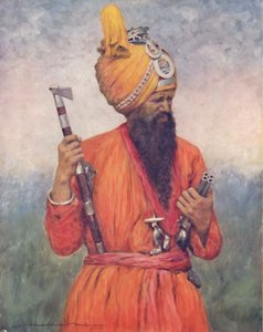 En retainer från Jind, 1903 av Mortimer L Menpes